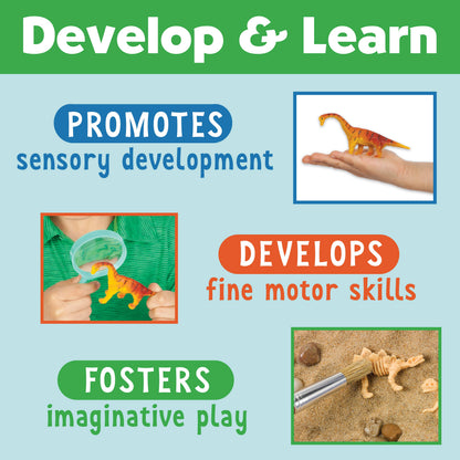 Sensory Bin Dinosaur Dig Activity Bin for Kids - Leah Jean Boutique
