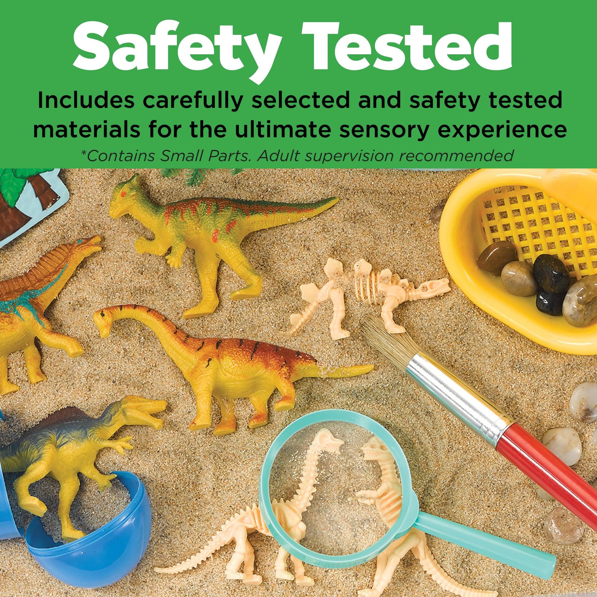 Sensory Bin Dinosaur Dig Activity Bin for Kids - Leah Jean Boutique