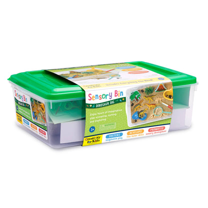 Sensory Bin Dinosaur Dig Activity Bin for Kids - Leah Jean Boutique