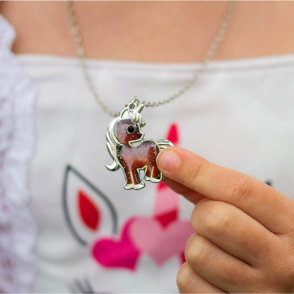 Mood Unicorn Necklace, Charm Bracelet & Earring Studs - SET - Leah Jean Boutique