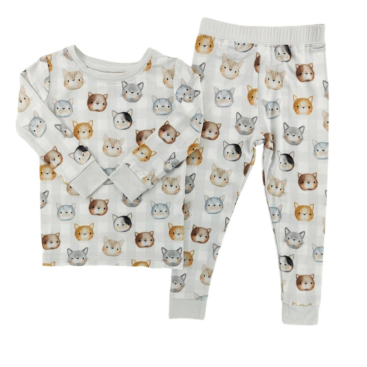 Cuddly Cats Bamboo Set - Leah Jean Boutique