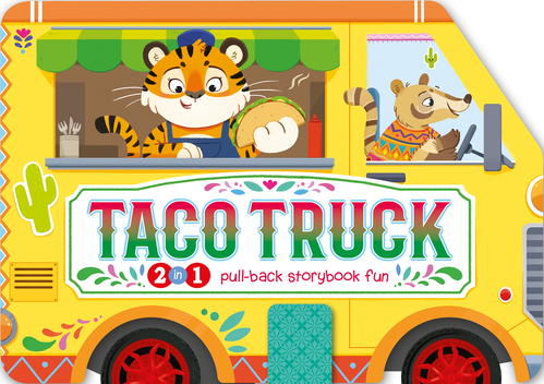 Taco Truck Pull Back Book - Leah Jean Boutique