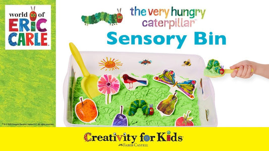 The Very Hungry Caterpillar Sensory Bin