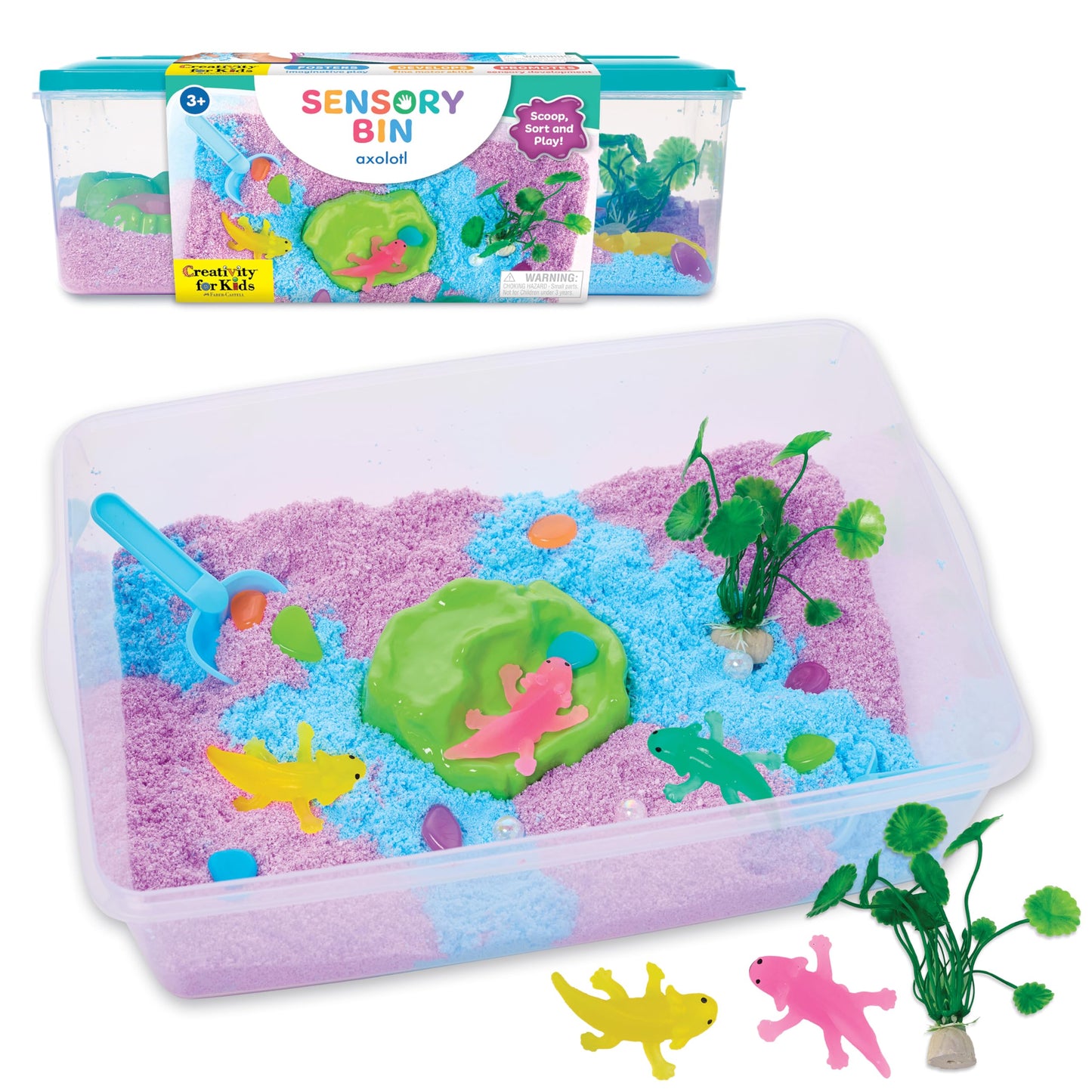 Axolotl Sensory Bin