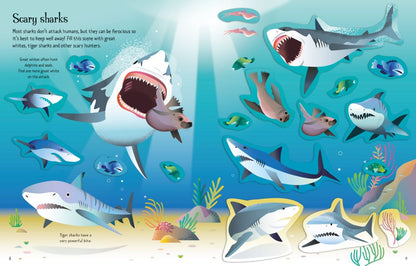 First Sticker Book: Sharks and Rays