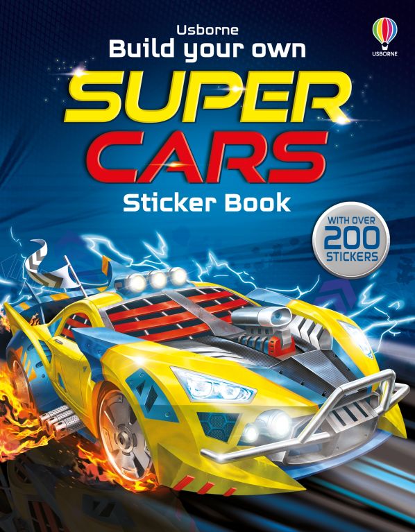 Build Your Own Sticker Book - Super Cars - Leah Jean Boutique