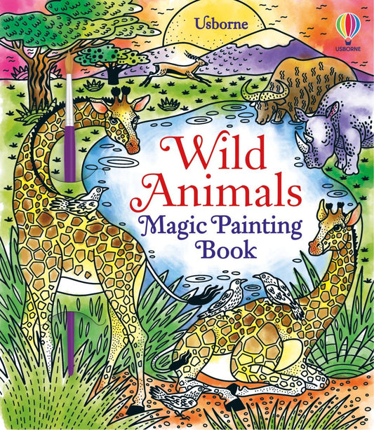 Magic Painting Book - Wild Animals
