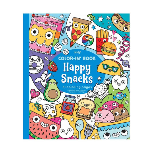 Libro para colorear: Happy Snacks (8" x 10")