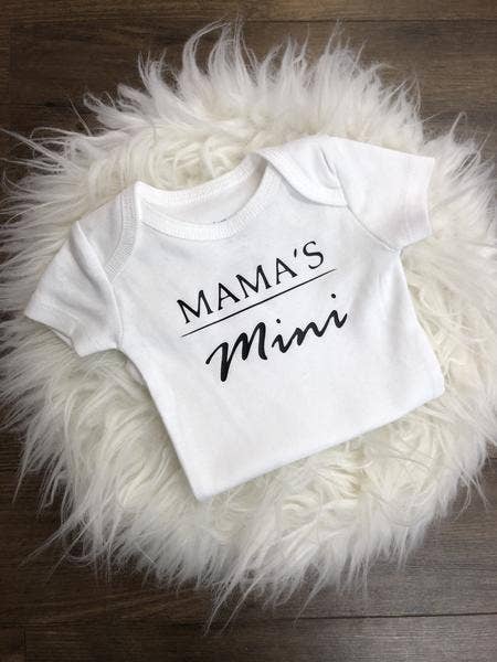 Mama's Mini Short Sleeve Infant Bodysuit