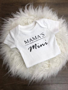 Mama's Mini Short Sleeve Infant Bodysuit