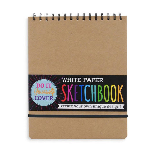 Cuaderno de bocetos con cubierta DIY - Blanco