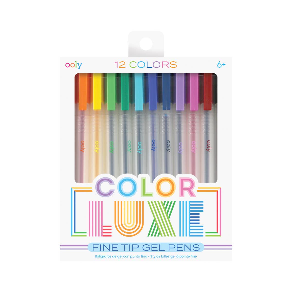 Bolígrafos de gel de lujo de color