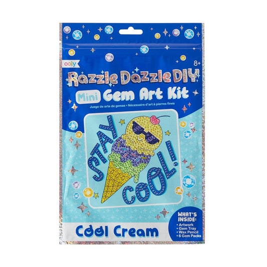 Razzle Dazzle DIY Mini Gem Art Kit : Crème fraîche