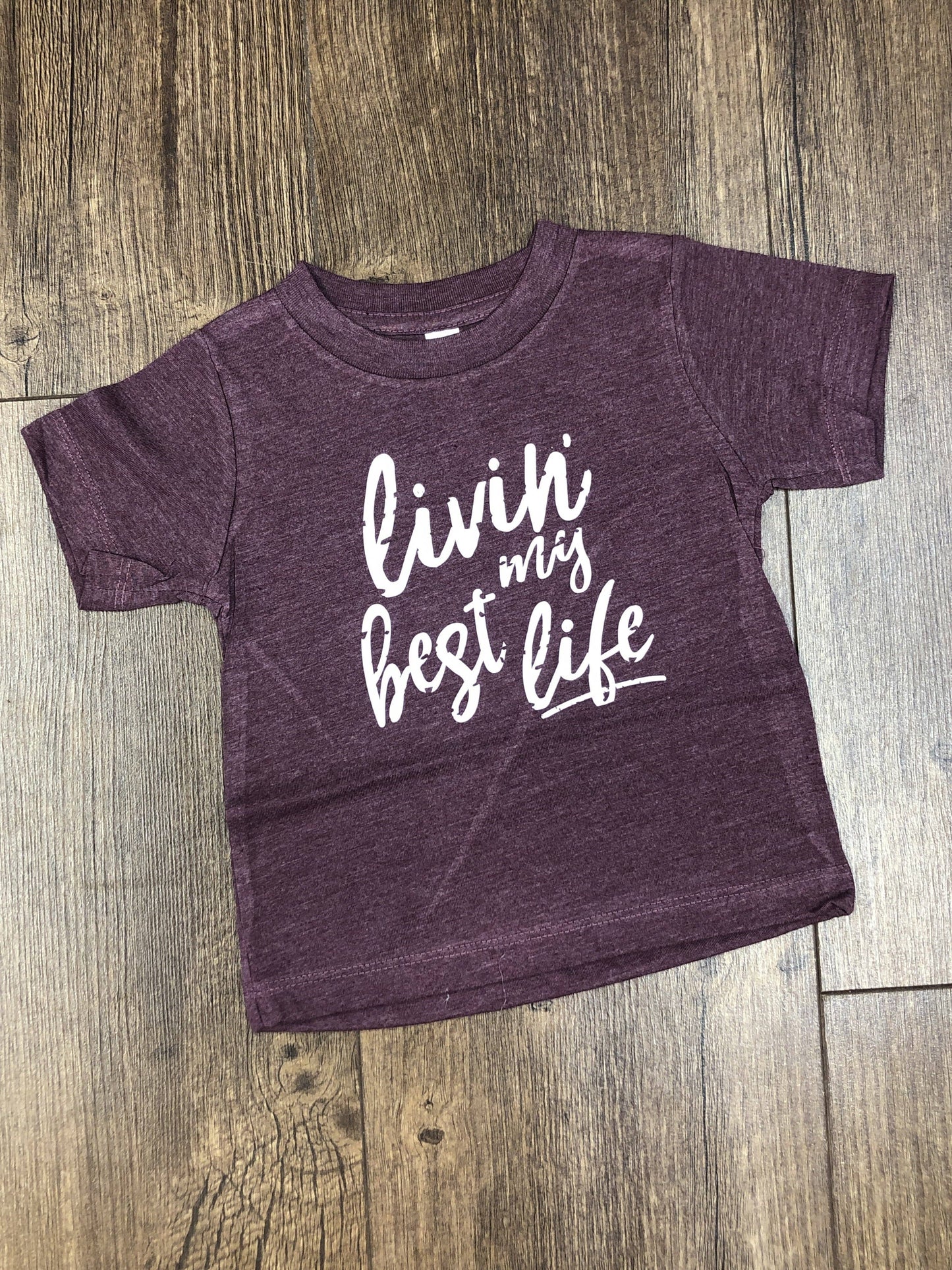Livin' My Best Life Camiseta para bebés/niños pequeños