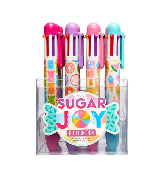 6 bolígrafos Click: Sugar Joy
