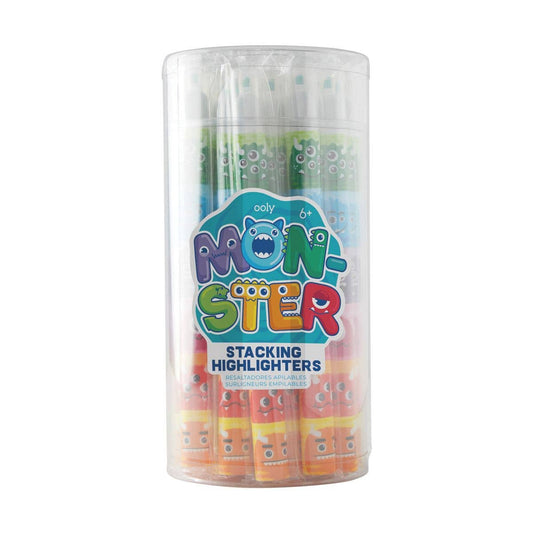 Monster Stacking Highlighters - Tub of 24