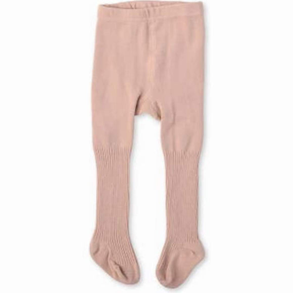 Knit Baby Tights - Dusty Rose