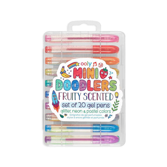 Mini Doodlers Fruity Scented Gel Pens - Set of 20 - Leah Jean Boutique