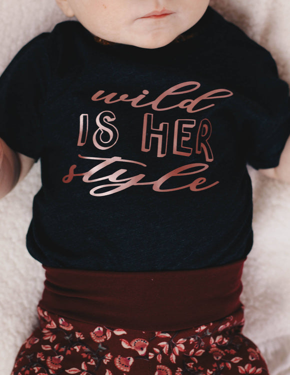 Wild is her Style Infant/Toddler Tee