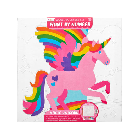 Kit de pintura por números en lienzo Colorific - Unicornio Mágico
