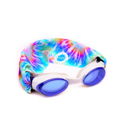 Gafas de natación con efecto tie-dye