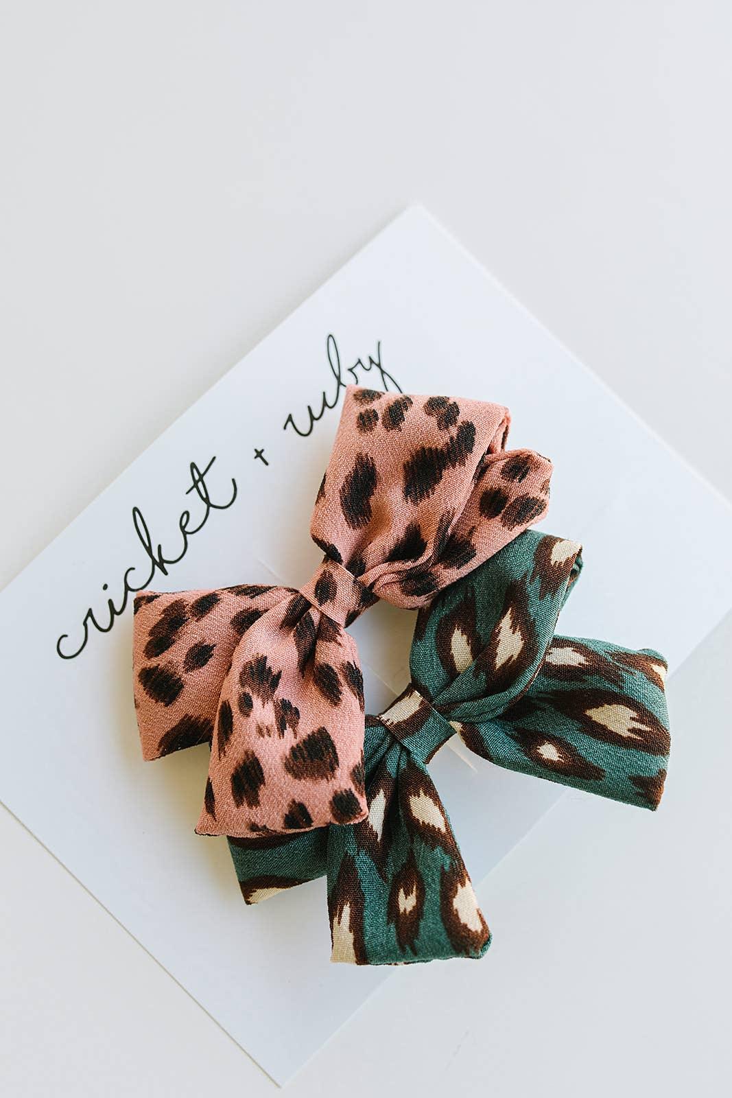 Linen Bow Clip - 2pack (more colors available) - Leah Jean Boutique