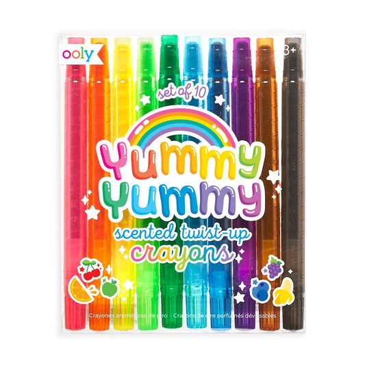 Crayons torsadés parfumés Yummy Yummy