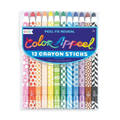 Bâtons de crayon d'apparence de couleur