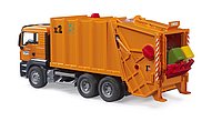 Camión de basura de carga trasera MAN TGS (naranja)