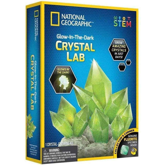 National Geographic Glow-in-The-Dark Crystal Lab Kit