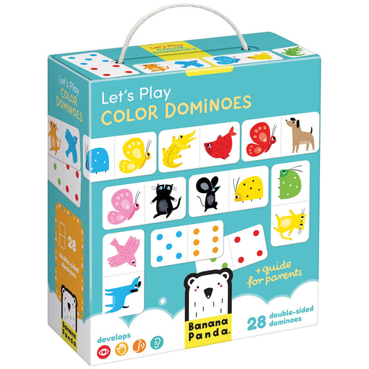Jouons aux dominos colorés 2+, premier jeu éducatif pour les tout-petits