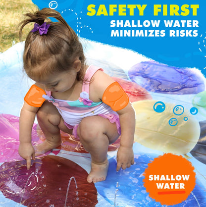 Piscine et arroseur pour bébé Splash Pad, jouet d'été aquatique extérieur