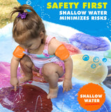 Splash Pad Baby Pool & Sprinkler, Outdoor Water Summer Toy