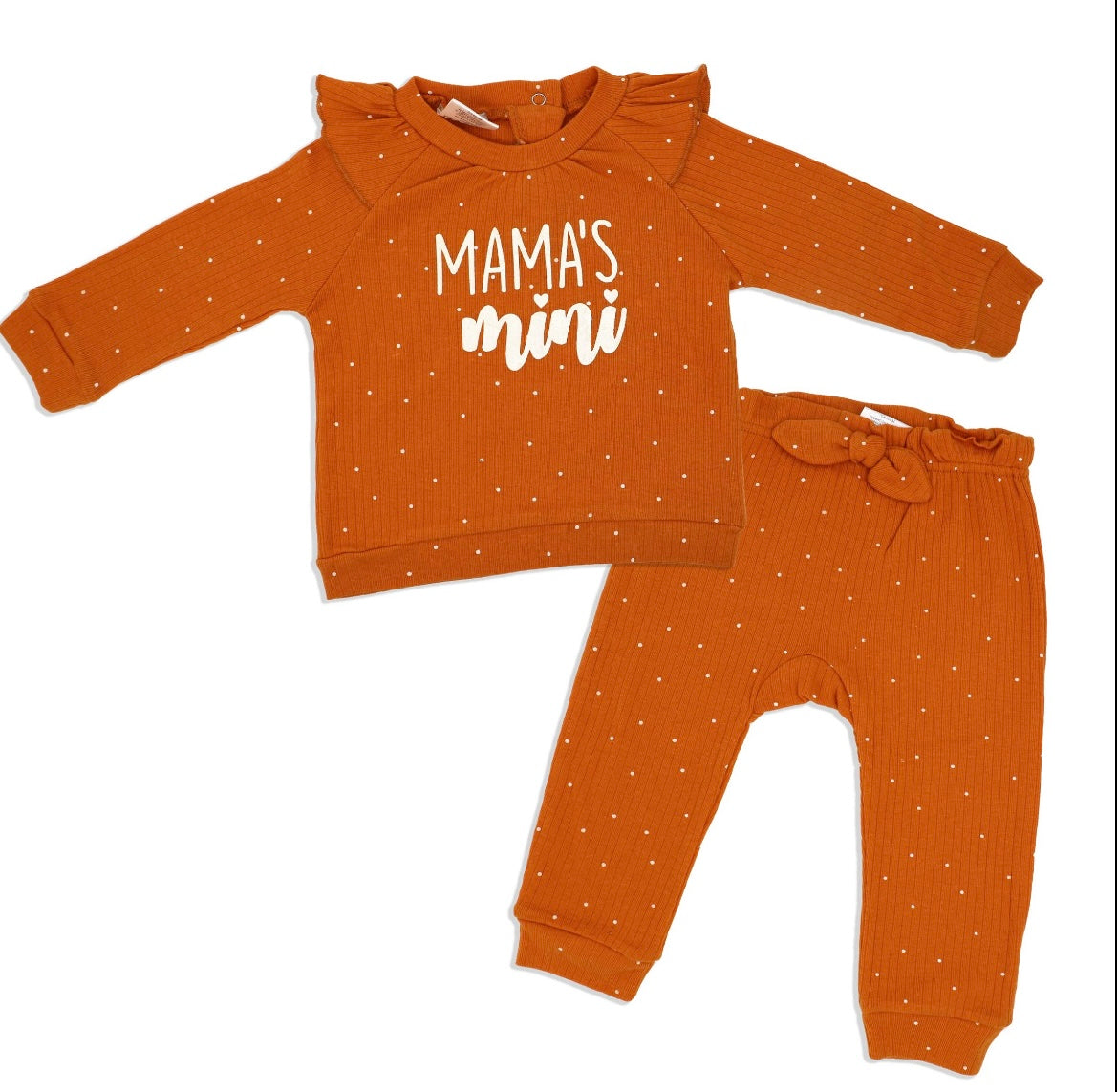 Conjunto de jogging de 2 piezas para niñas: Mama's Mini