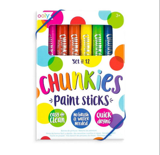 Chunky Paint Sticks 12 pk