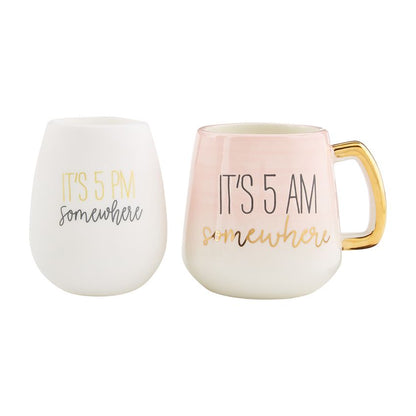 Mom Wine and Mug Sets (more titles available)