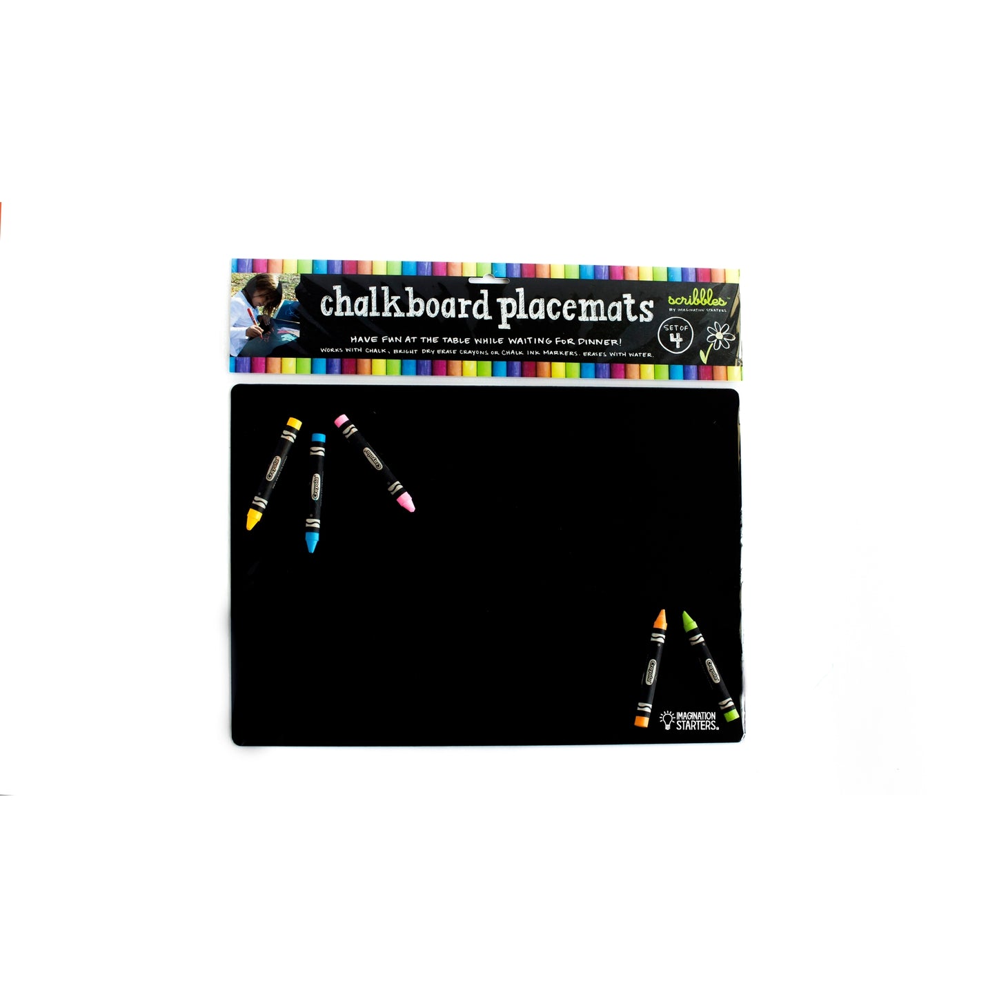 4 pack Chalkboard Placemats