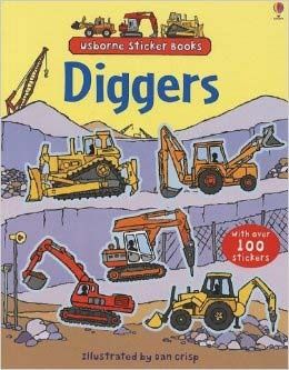 Primer libro de pegatinas: Excavadores