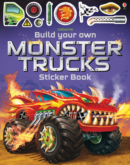 Build Your Own Sticker Book: Monster Trucks - Leah Jean Boutique